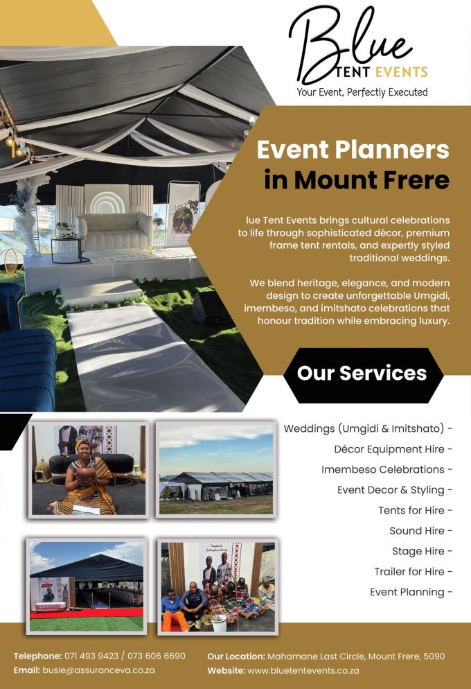 Blue Tent Events – Event Planners in Mount Frere